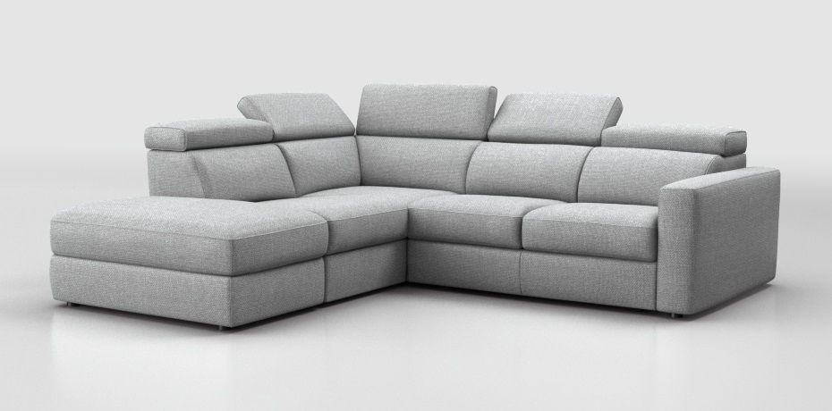 Libolla - corner sofa with sliding mechanism - left peninsula